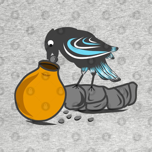 Crow and the pot by Asafee's store